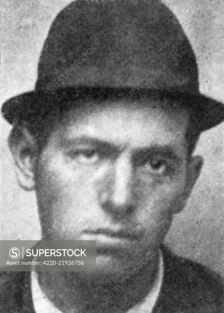 Samuel Browning, American train robber, who worked with John Brady and was killed during a robbery on 30th March 1895.     Date: 19th Century