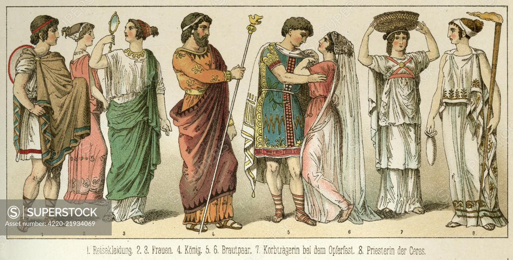 Ancient Greece costume, wearing chiton, peplos and peplum tunics and ...