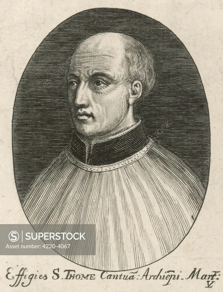 THOMAS A BECKET  English prelate  Archbishop of Canterbury 1162