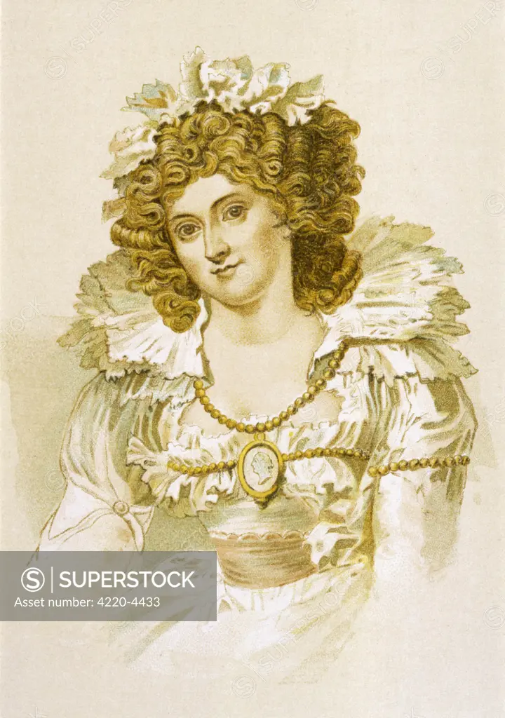 MARIA ANNA FITZHERBERT  First wife of King George IV