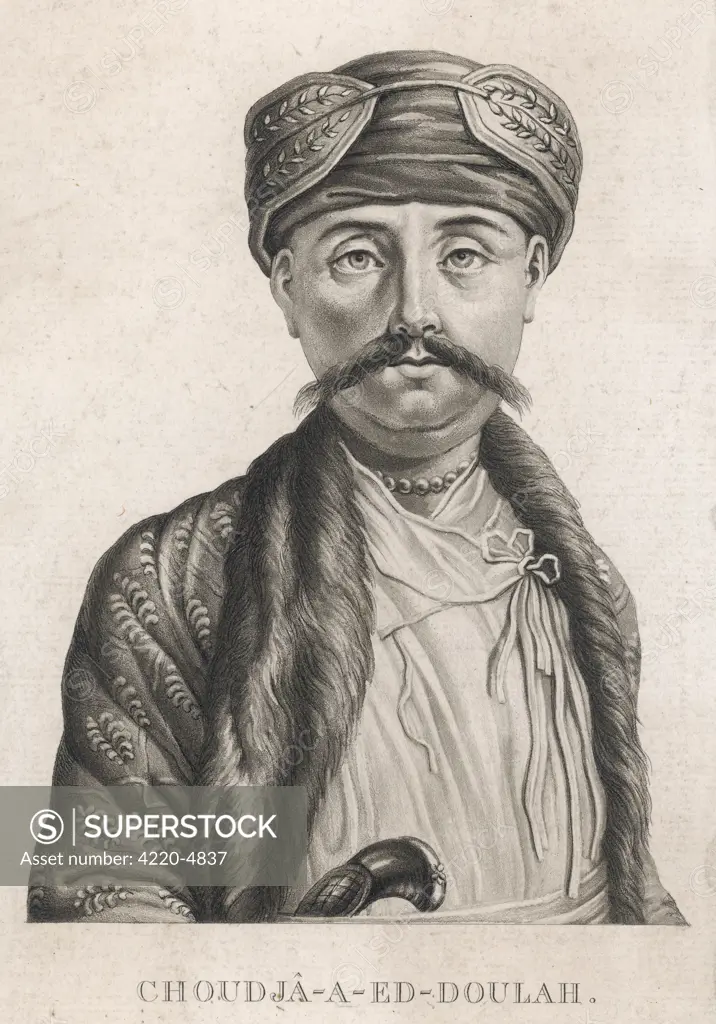 SIRAJ-UD-DAULA  Nawab of Bengal (1756-57).  Responsible for the tragedy of  the Black Hole. Sided with the  French against Clive.