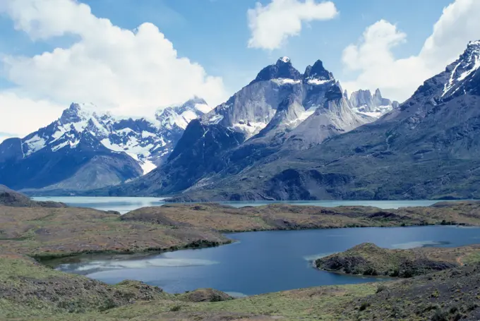 CHILE - Paine Towers / Torres del Paine, PATAGONIA. Patagonian Andes, CHILE.