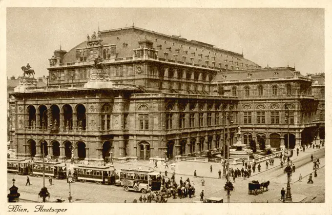 Vienna:the Opera House (State Opera) Date: circa 1930