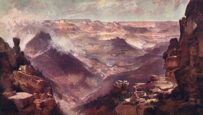  The Grand Canyon of the  Colorado River, Arizona        Date: 1905