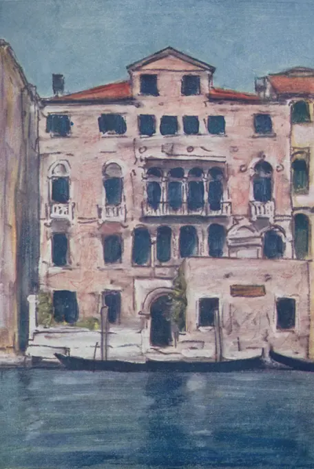 Palazzo Mengaldo in Venice, Italy.      Date: 1916