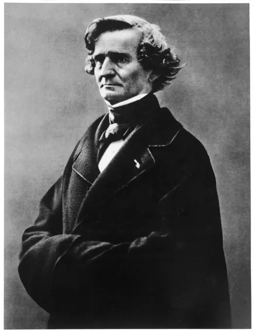 HECTOR BERLIOZ  the French composer in middle  age       Date:  1803 -1869