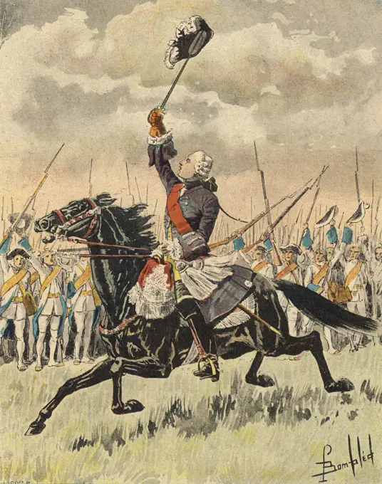 CANADA : BATTLE OF SAINTE-FOYE Le chevalier de Levis,  Montcalm's successor, leads  the French against the  English, outside Quebec, and  scores a minor victory