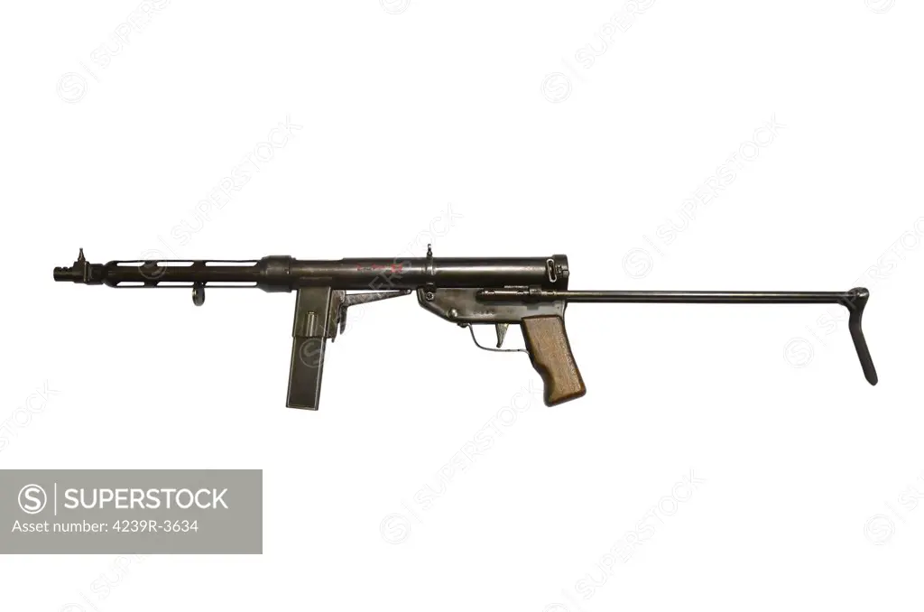 Italian TZ-45 9mm submachine gun.