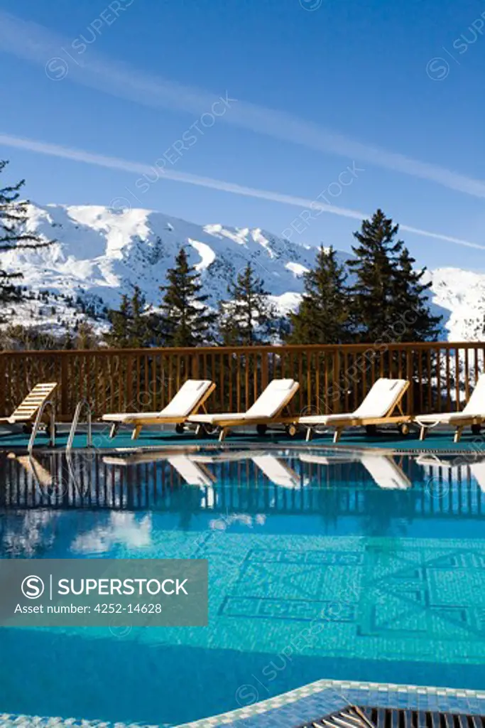 Mountain swimming pool