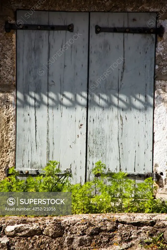 Shutters old house