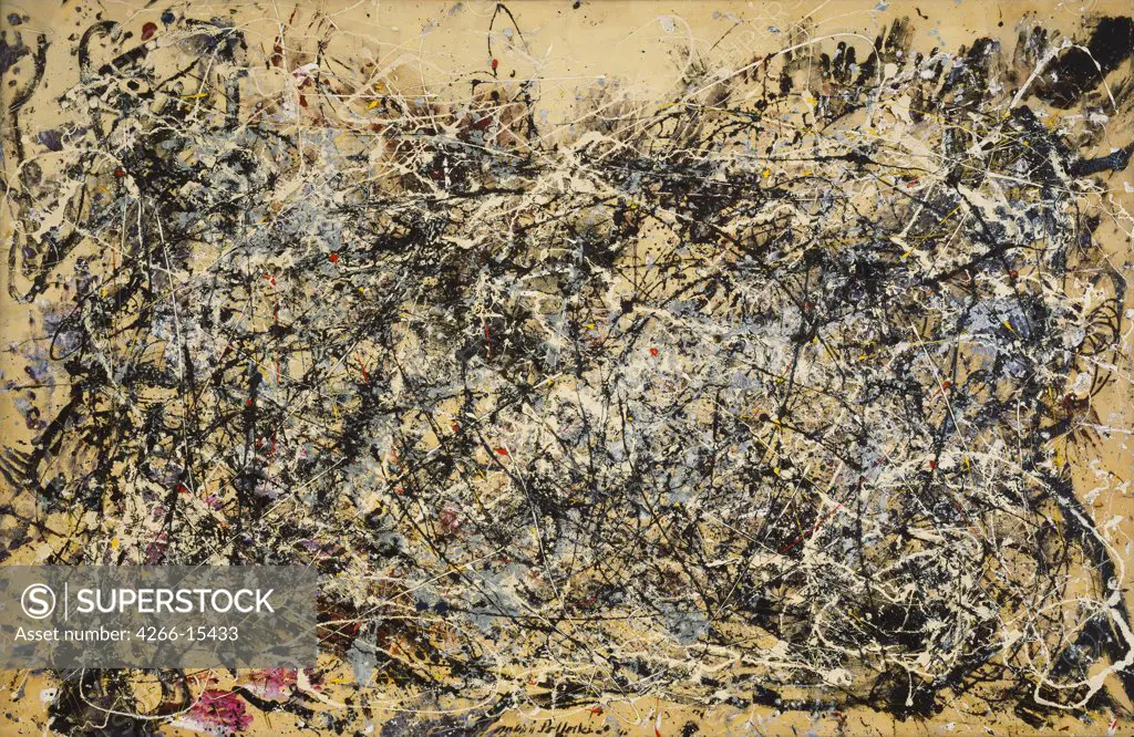 Pollock, Jackson (1912_1956) © Museum of Modern Art, New York Painting 173x264,2 Abstract Art  Number 1A, 1948