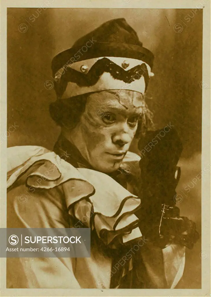 Vaslav Nijinsky, 'The Clown of God' by Anonymous  /Private Collection/Photograph/Opera, Ballet, Theatre