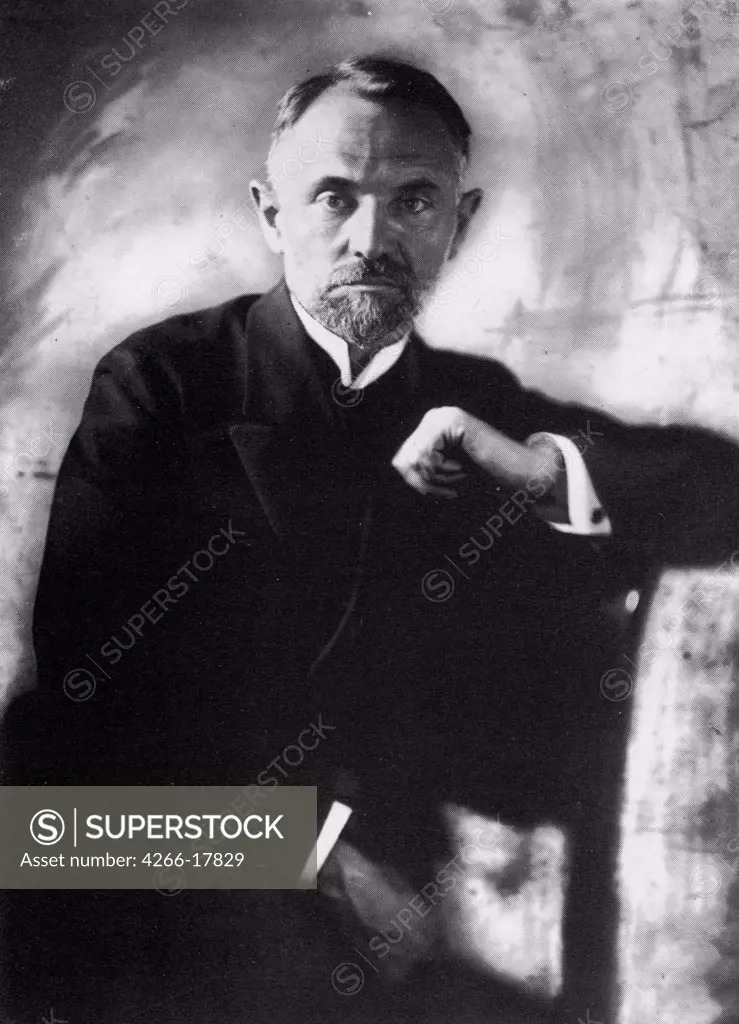 Leonid Borisovich Krasin (1870-1926) by Zhukov, Pavel Semyonovich (1870-1942)/Moscow Photo Museum (House of Photography)/1924/Photograph/Russia/Portrait