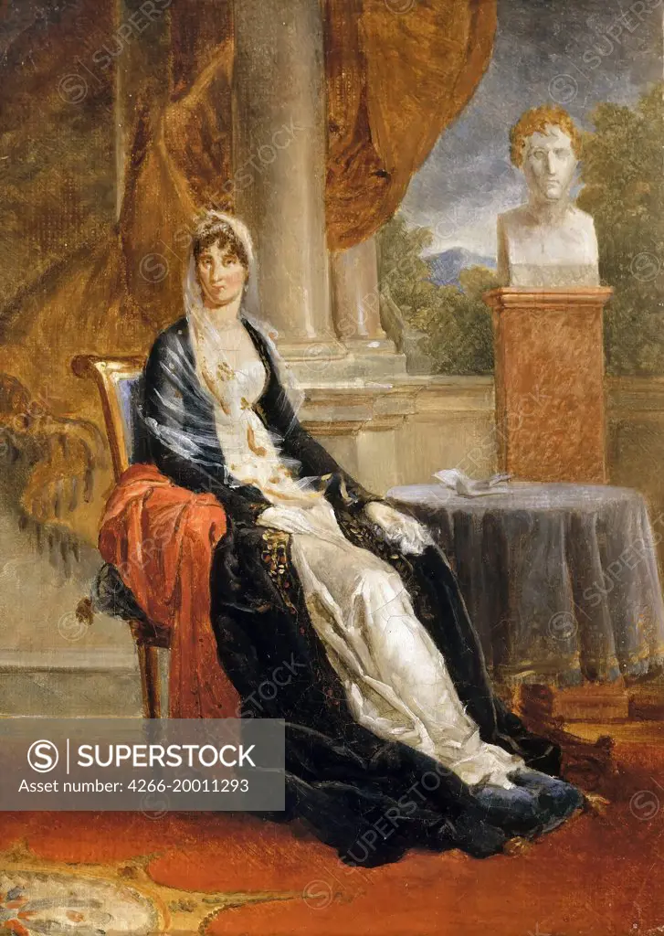 Maria Letizia Buonaparte, nee Ramolino (1750-1836) by Gerard, Francois Pascal Simon (1770-1837) / Musee de l'Histoire de France, Chateau de Versailles / 1804 / France / Oil on canvas / Portrait / 172x178 / Neoclassicism