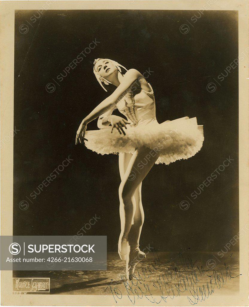 Russian ballerina Alexandra Danilova in ballet 