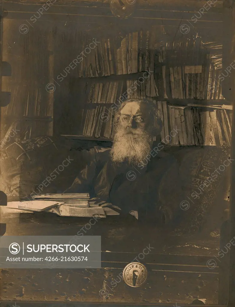 Theorist of narodism, philosopher, publicist, and sociologist Pyotr Lavrov (1823-1900), Anonymous  