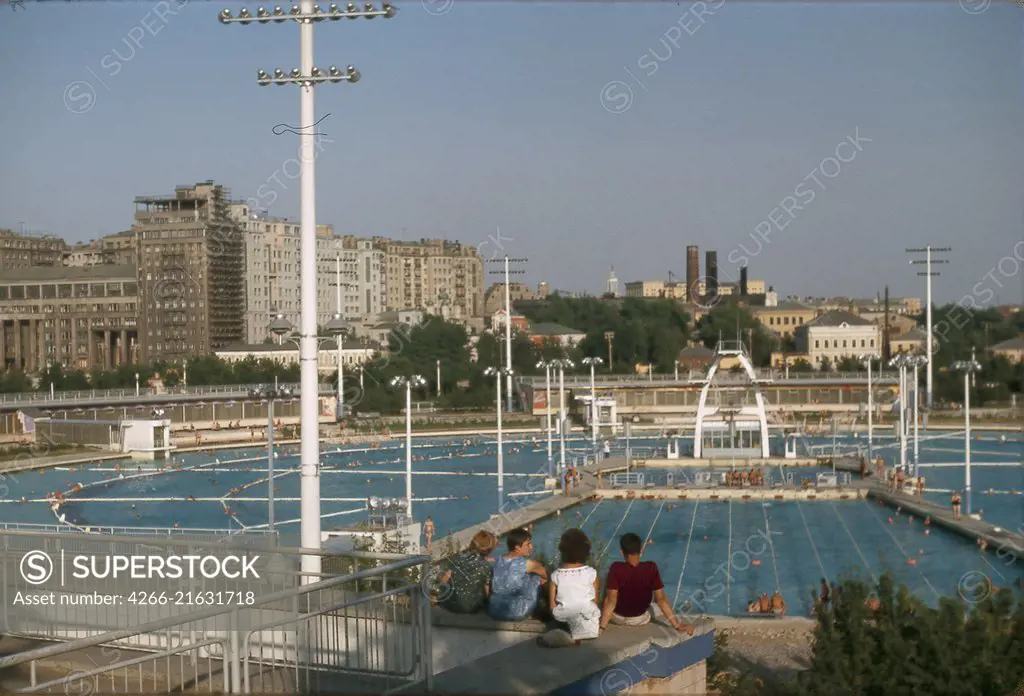 The Moskva Pool (Moscow Pool), Dupquier, Jacques (1922-2010)