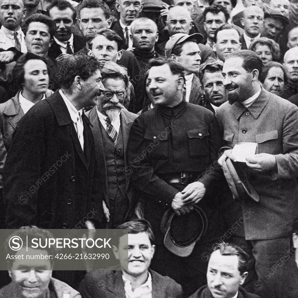 Stalin, Kalinin, Voroshilov and Kaganovich at the Sixteenth Congress of the CPSU, Anonymous  