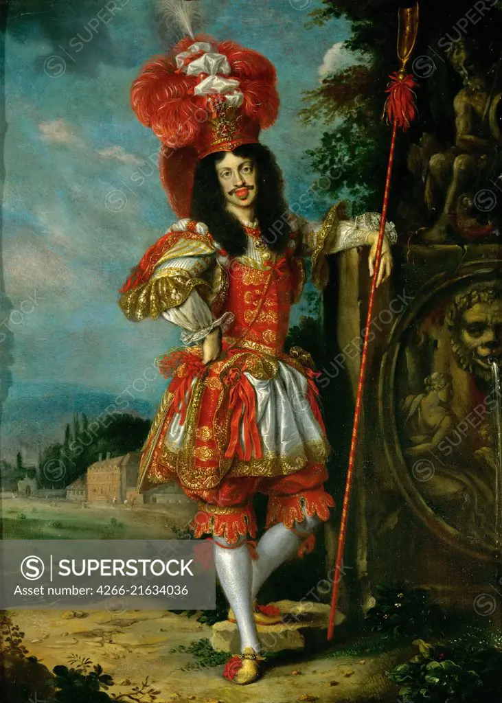 Emperor Leopold I (1640-1705) in a theatrical costume, Thomas, Jan (1617-1678)