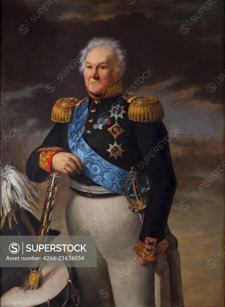 Portrait of Prince Fabian Gottlieb von der Osten-Sacken (1752-1837), Tulov, Fyodor Andreevich (1792-1855)