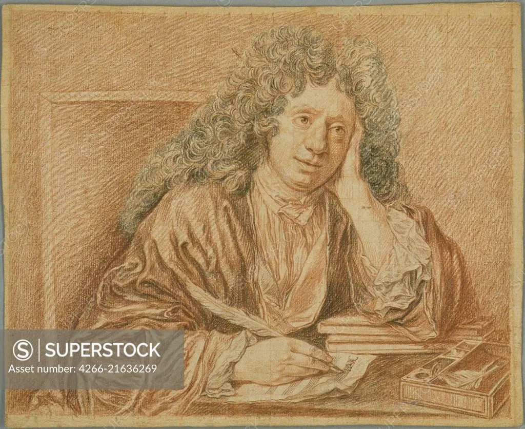 Portrait of the composer Michel-Richard Delalande (1657-1726), Santerre, Jean Baptiste (1658-1717)