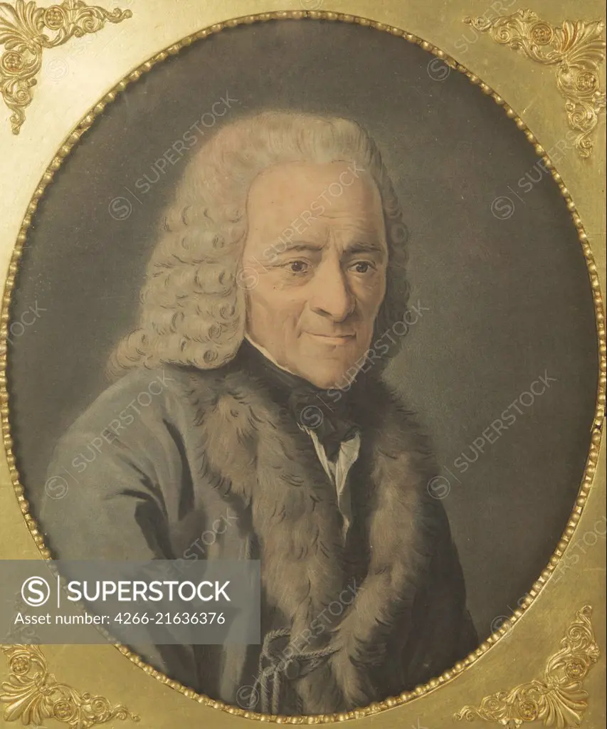 Portrait of Francois Marie Arouet de Voltaire (1694-1778), Alix, Pierre-Michel (1762-1817)