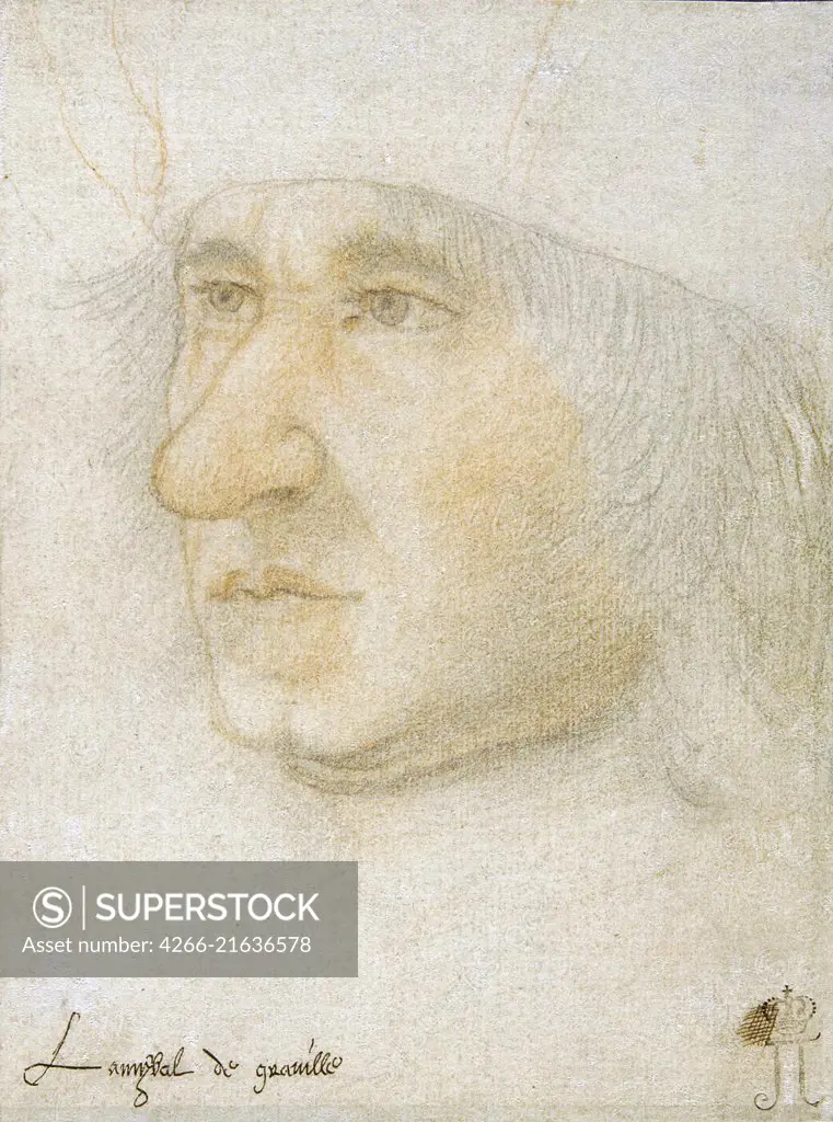 Portrait of Louis Malet de Graville (1438-1516), Admiral of France, Bourdichon, Jean (1457-1521)
