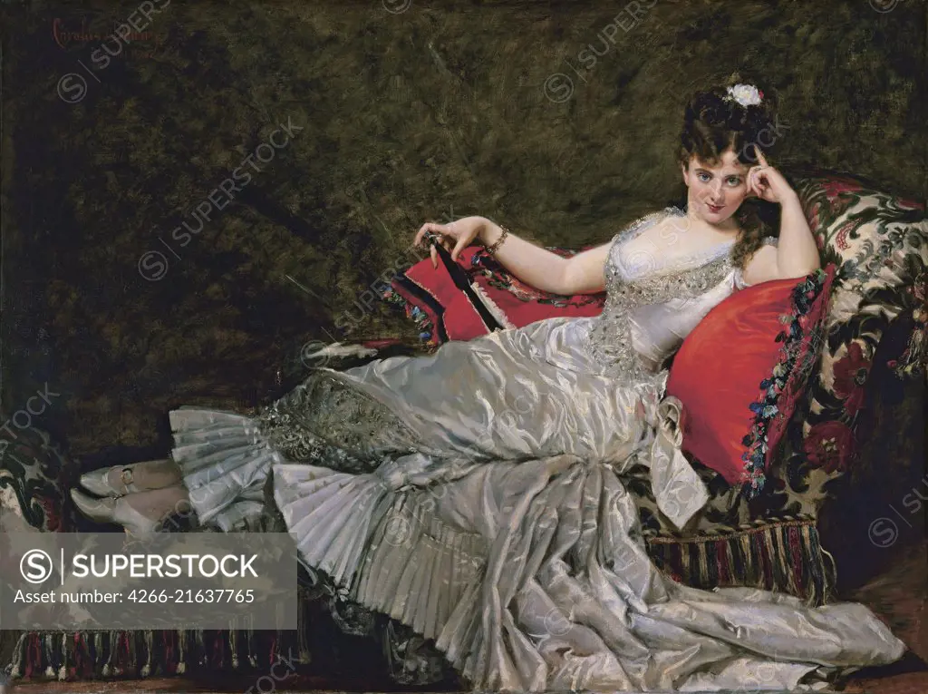 Portrait of Julia Tahl known as Mademoiselle Alice de Lancey, Carolus-Duran, Charles Émile Auguste (1837-1917)