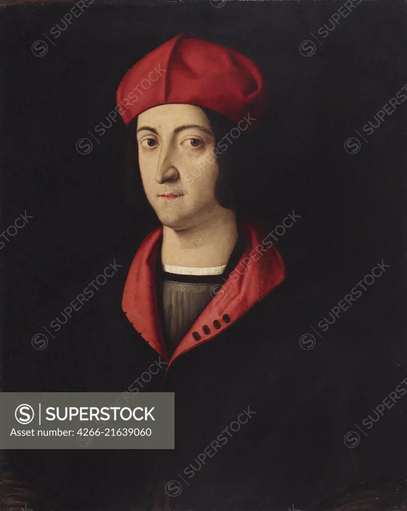 Portrait of Cardinal Ippolito d'Este (1509-1572), Veneto, Bartolomeo (1502-1555)