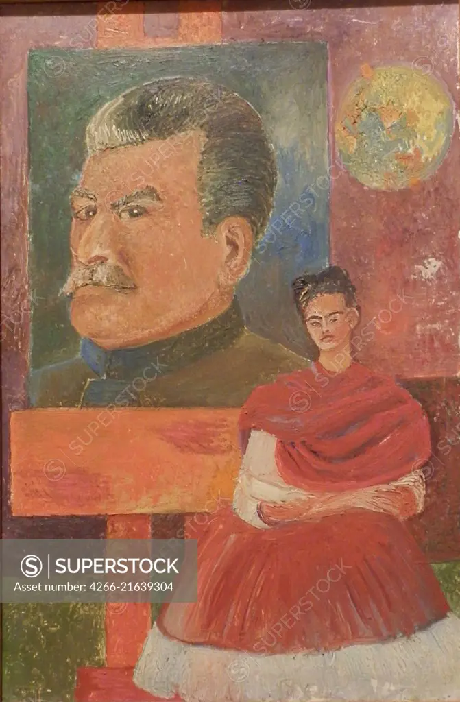 Self Portrait with Stalin, Kahlo, Frida (1907-1954)