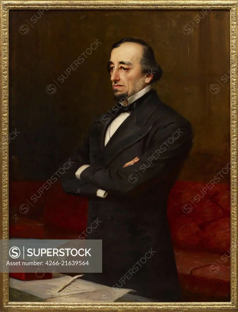 Portrait of Benjamin Disraeli, 1st Earl of Beaconsfield (1804-1881), Weigall, Henry, the Younger (1829-1925)