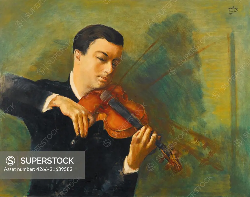 Portrait of the Violinist Nathan Milstein (1903-1992), Kisling, Moïse (1891-1953)