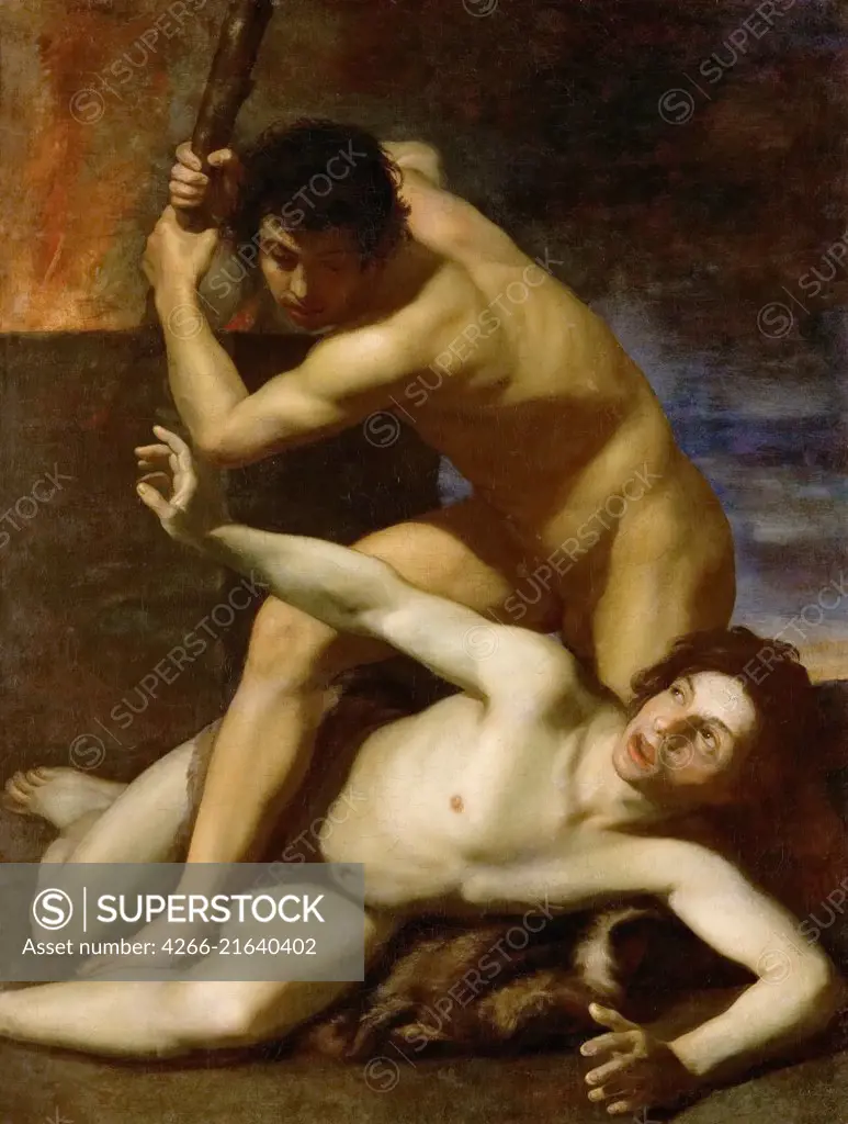 Cain and Abel, Manfredi, Bartolomeo (1587-1622)