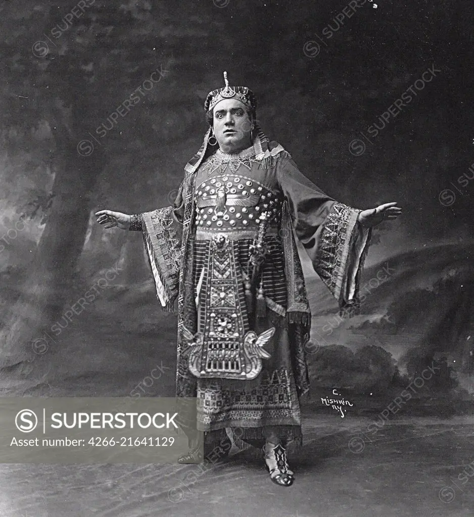 Enrico Caruso 1873 1921 as Radam s in Opera Aida by Giuseppe