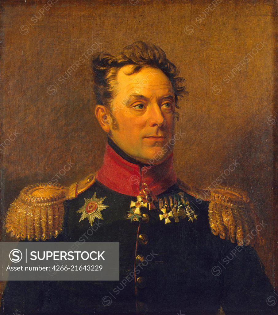 Portrait of General Yermolay Fyodorovich Kern (1765-1841), Dawe, George ...