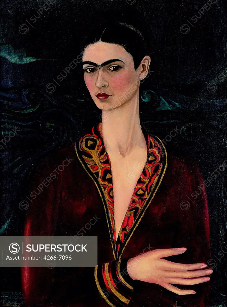 Kahlo, Frida (1907-1954) Private Collection 1926 79,7x59,9 Oil on canvas Surrealism Mexico 