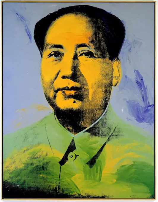 Mao by Warhol, Andy (1928-1987)/ Museum Frieder Burda, Baden-Baden/ 1973/ The United States/ Silkscreen ink on synthetic polymer paint on canvas/ Pop-Art/ 448,3x346/ Portrait