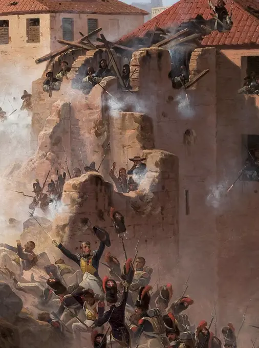 The First Siege of Zaragoza (Detail), Suchodolski, January (1797-1875)