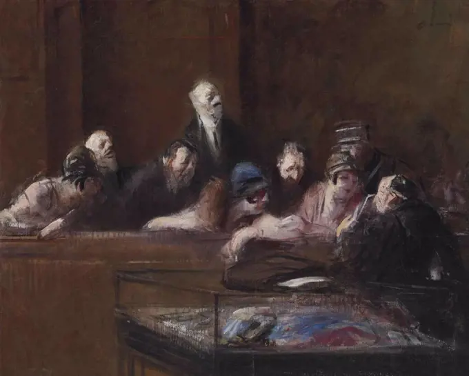 A court scene, Forain, Jean-Louis (1852-1931)