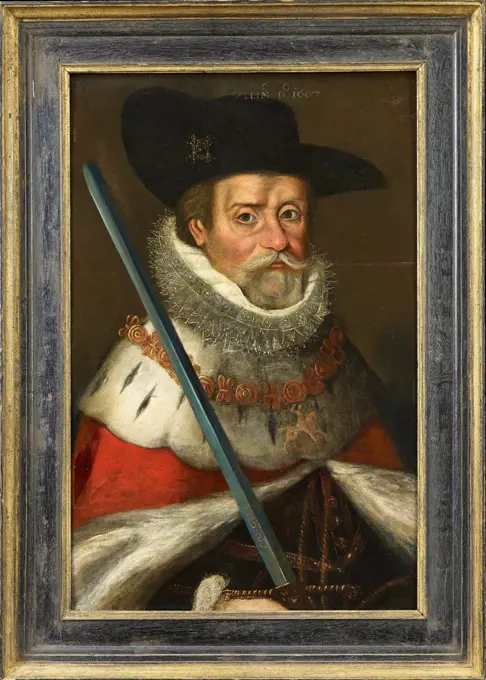 Portrait of King James I of England (1566-1625), Anonymous  