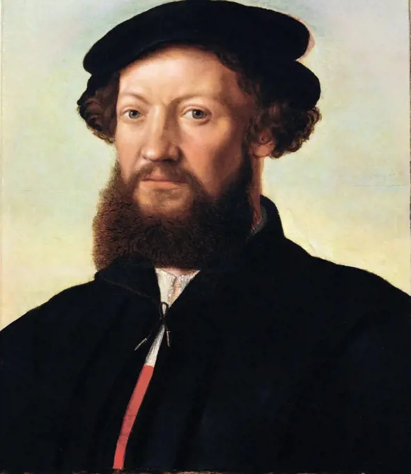 Portrait of a Man, Hemessen, Jan Sanders, van (c. 1500-c. 1566)