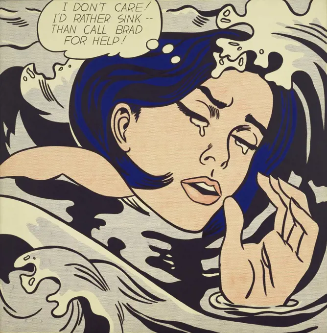 Lichtenstein, Roy (1923-1997) © Museum of Modern Art, New York 1963 172x170 Oil and synthetic polymer paint on canvas Pop-Art The United States Applied Arts