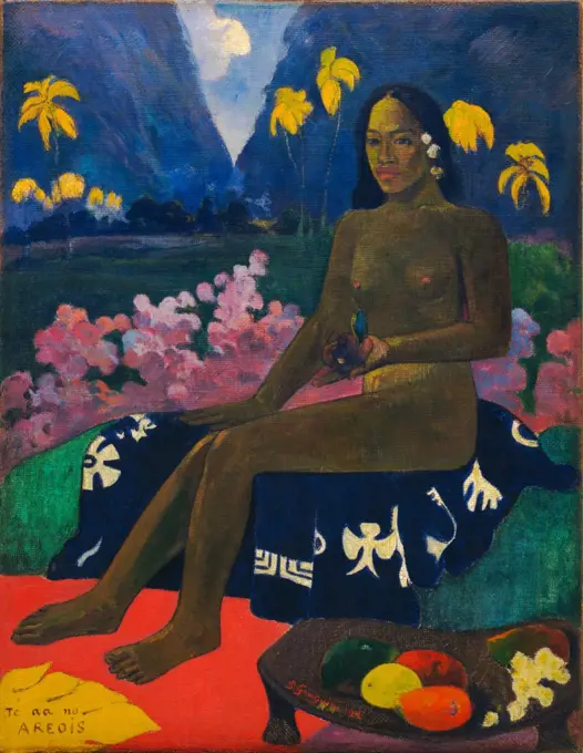 Portrait of tahitian woman by Paul Eugene Henri Gauguin, Oil on canvas, 1892, 1848-1903, USA, New York, Museum of Modern Art, 92x72