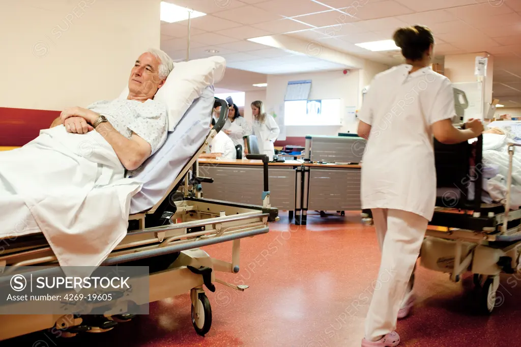 Emergency Department, Limoges hospital, France.