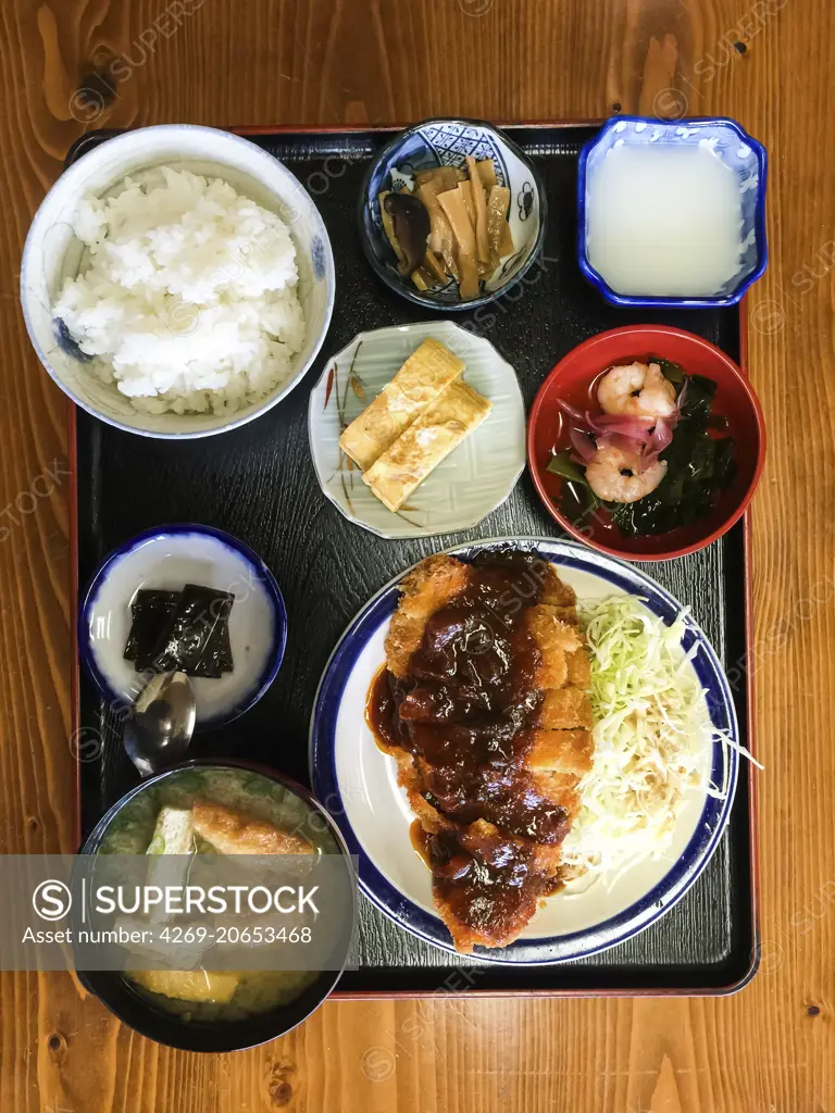 Bento, box lunch, Japan.