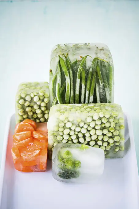 Frozen vegetables.