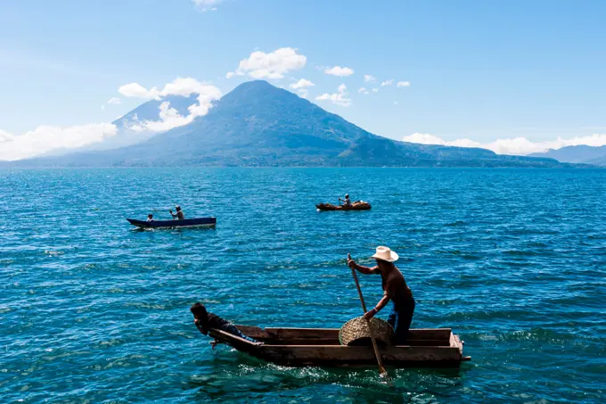 Atitlán lake, Guatemala.