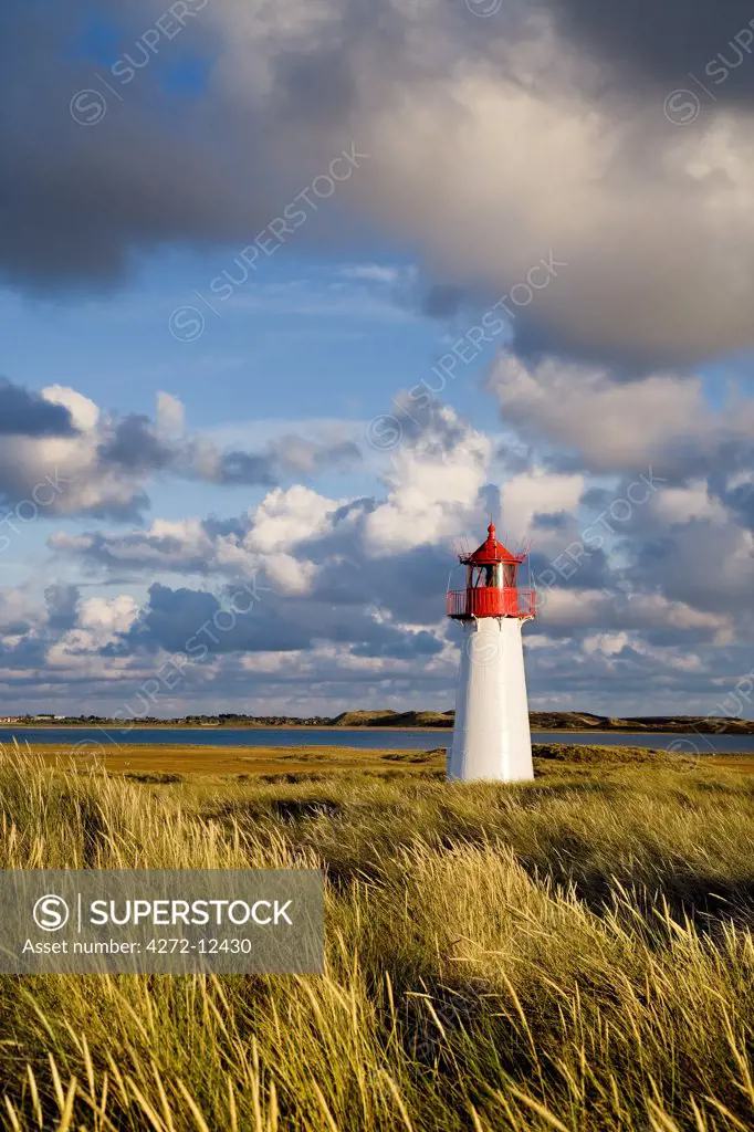 Lighthouse List west, Ellenbogen, Sylt Island, North Frisian Islands, Schleswig Holstein, Germany