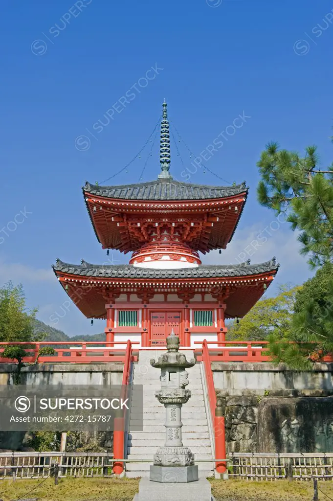 Asia, Japan. Kyoto, Sagano, Daikaku ji (Daikakuji) Temple, (876)