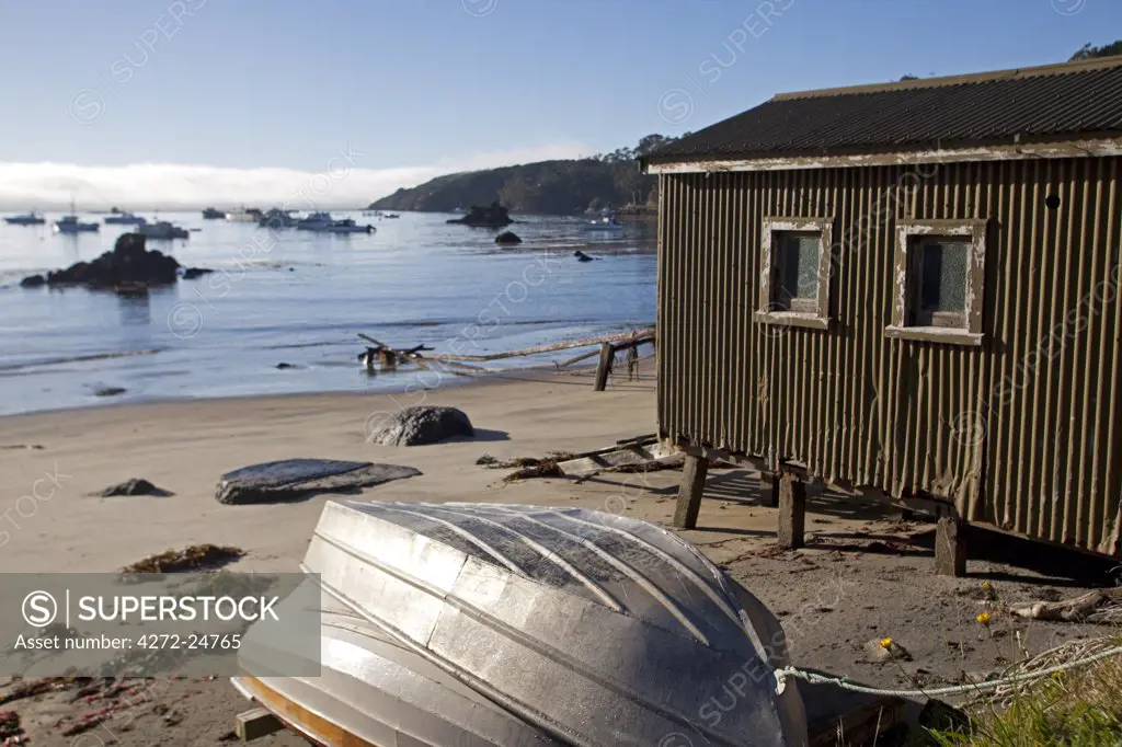 New Zealand, South Island, Stewart Island.   The remote Island is a popular destination for tourists and travellers looking for slow paced nature based experience